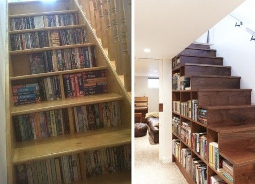 Полкомания: 20 идей по размещению книг и аксессуаров в доме