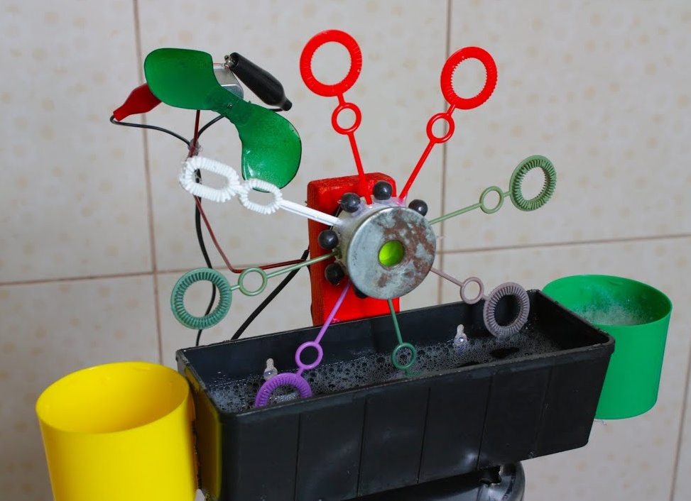 Как сделать генератор мыльных пузырей своими руками