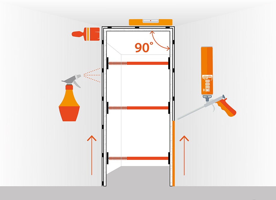 Как установить межкомнатную дверь