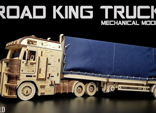 Обзор конструктора UGEARS: деревянный грузовичок, который ездит без батареек