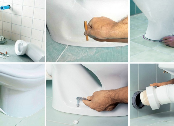 Как установить унитаз своими руками