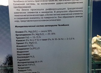 Минеральный состав космических тел.