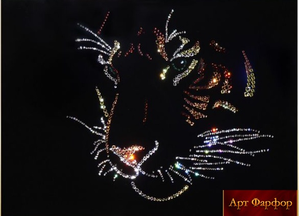 Картины со стразами Swarovski.